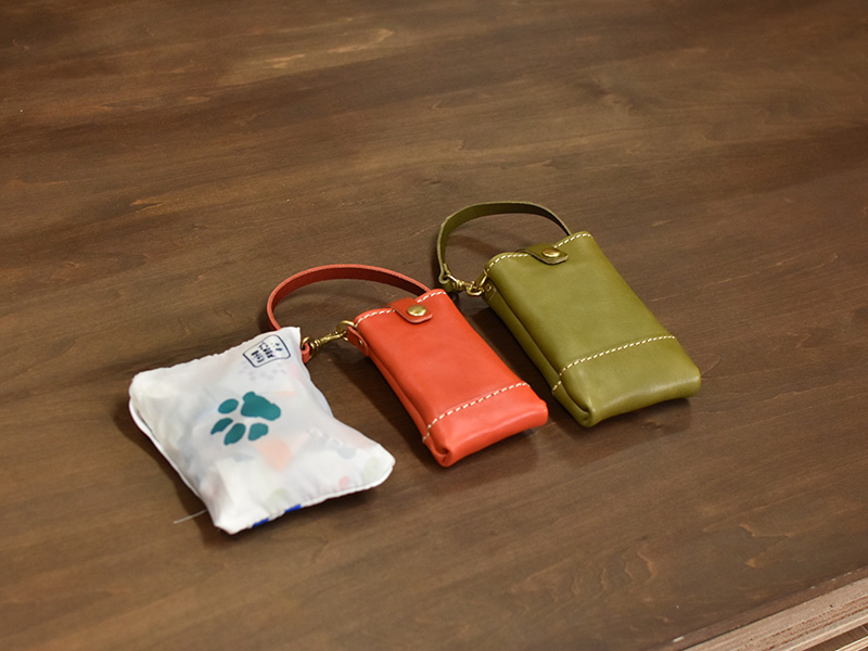 エコバッグ(水玉)とKM-142、SとM