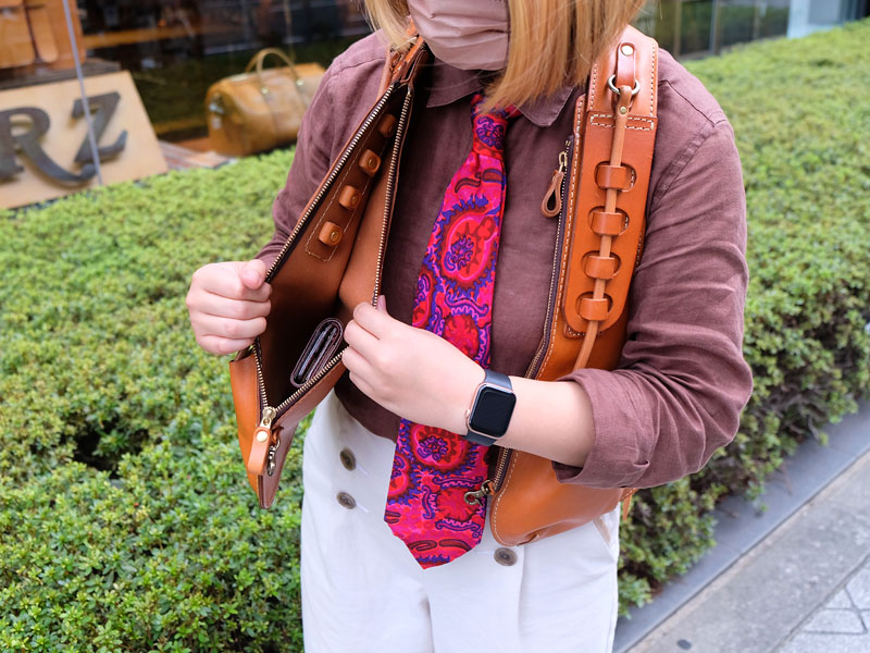 着る鞄・ベスト型(R-30) 収納例