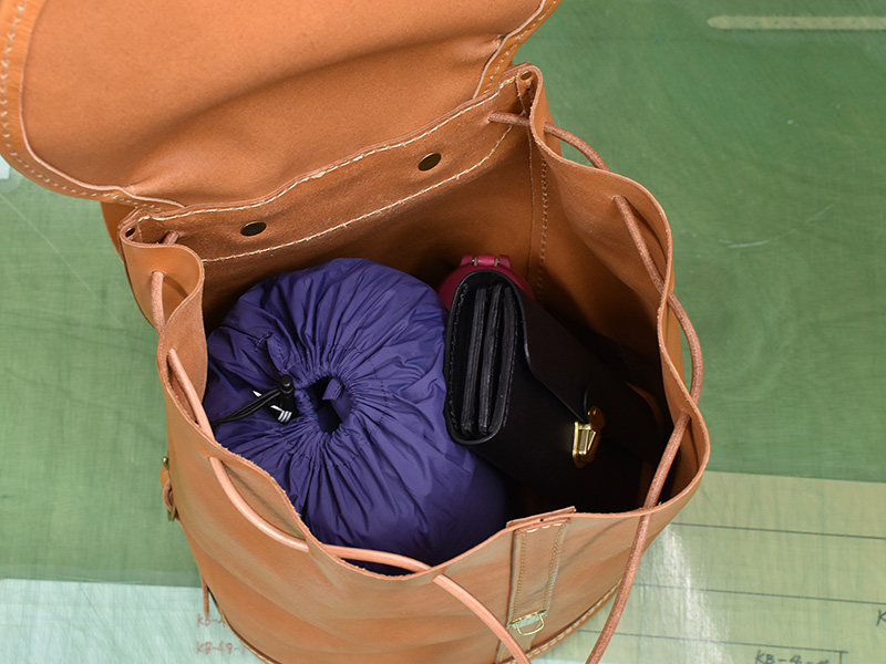 1本ベルトリュック(R-5)収納の様子3