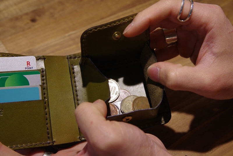 二つ折り財布(WS-8) 小銭入れ2