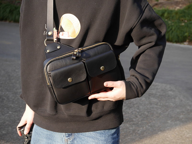 チェストバッグ(OU-2301)着用2