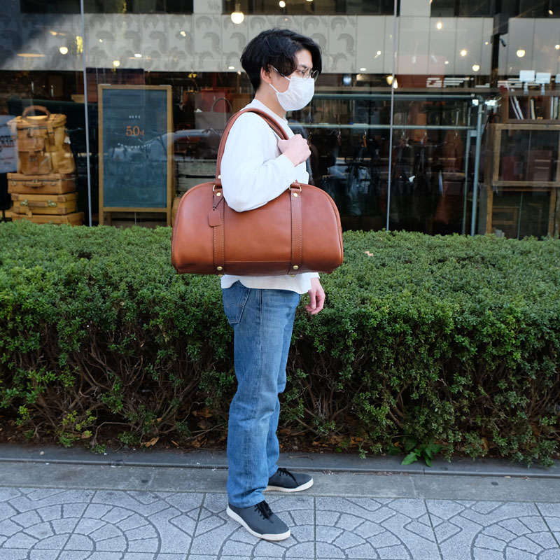 カジュアルボストンバッグ(V-139) Mサイズ肩掛け