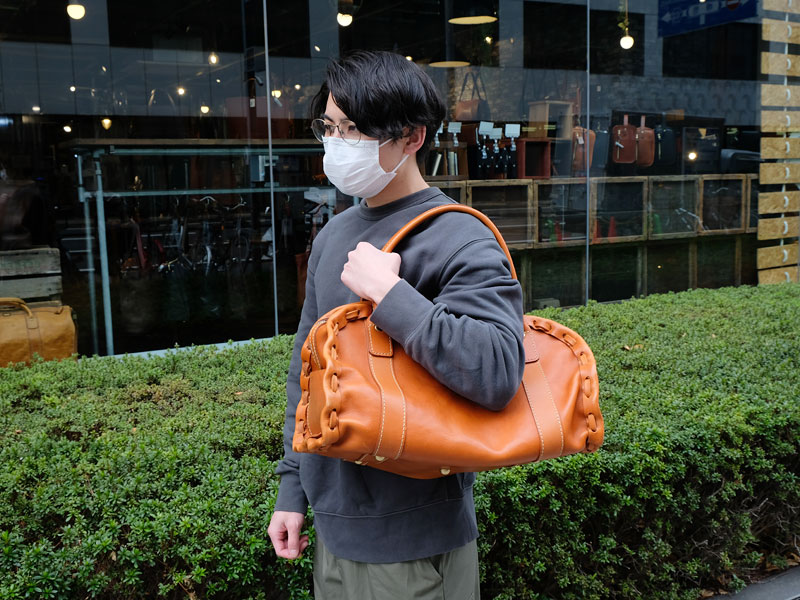 からげのボストンバッグ(A-24) 肩掛け