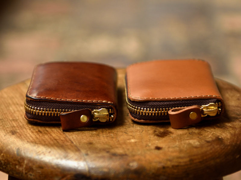 フルジップミニ財布(GS-75) マチ比較