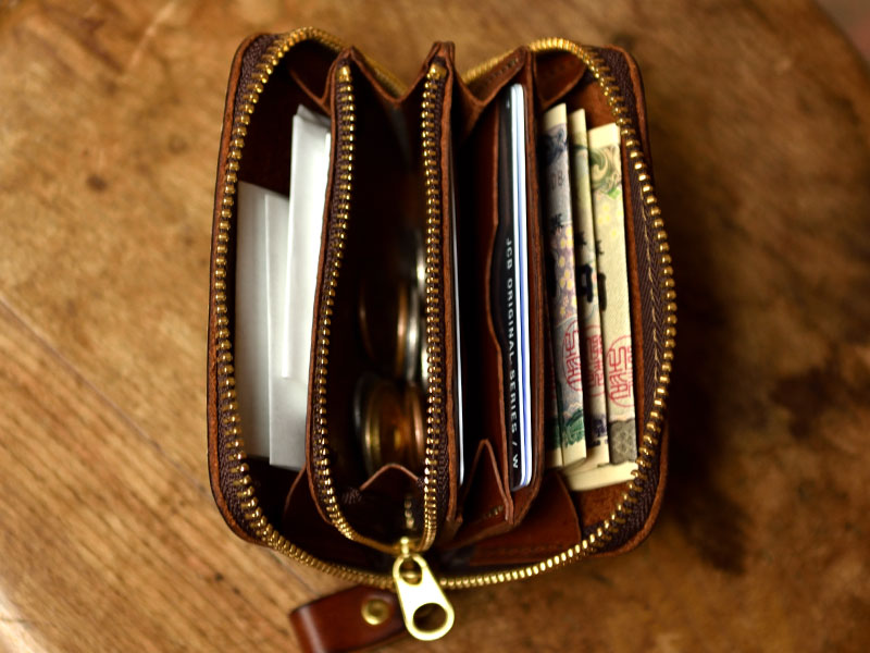 フルジップミニ財布(GS-75) 開き