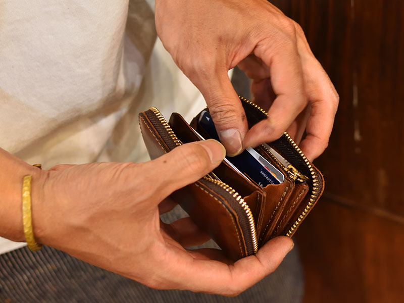 フルジップミニ財布(GS-75) カード