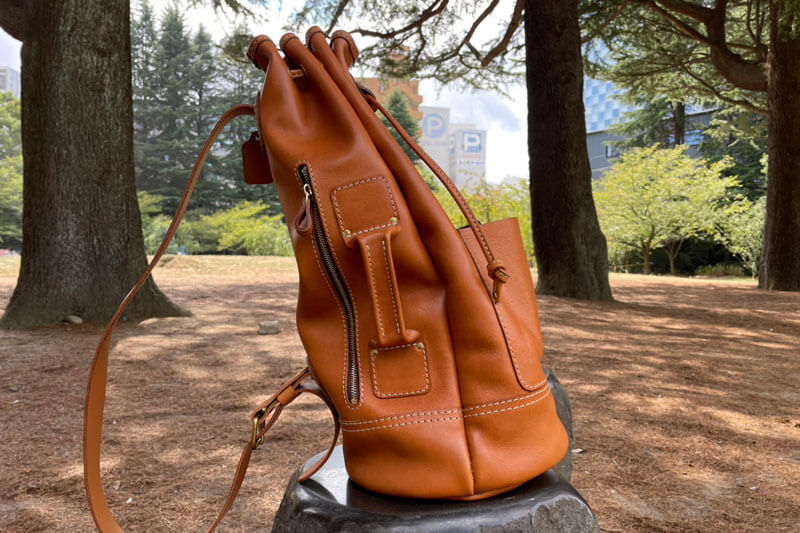 ソフトレザーのボンサック(F-76) 使用イメージ