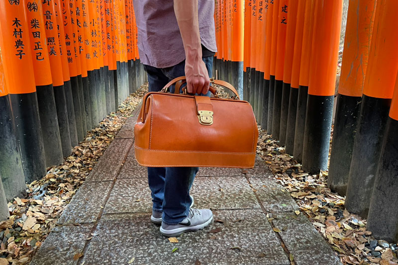 2way口枠ボストンバッグ(V-2) 愛用品2