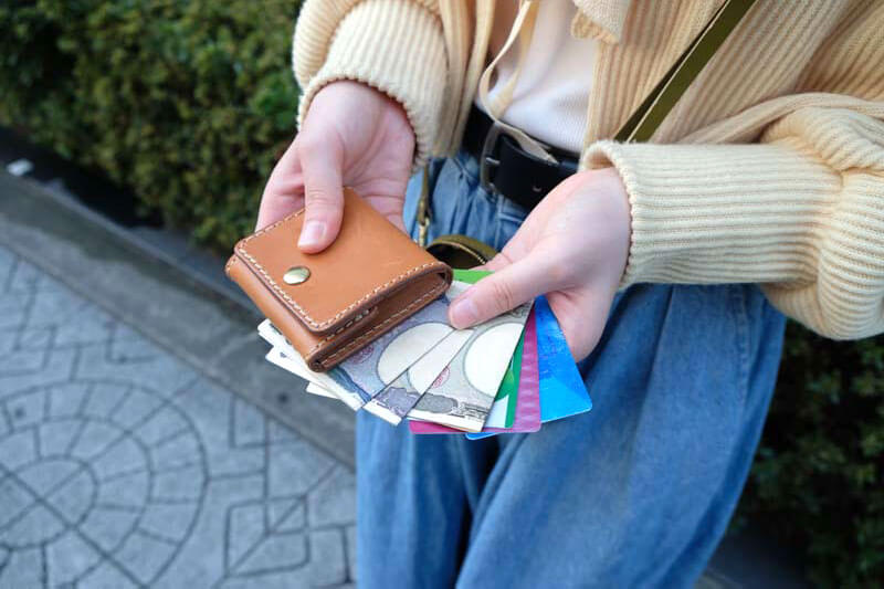 まんまるポシェット(AI-2324)　収納した小物たち