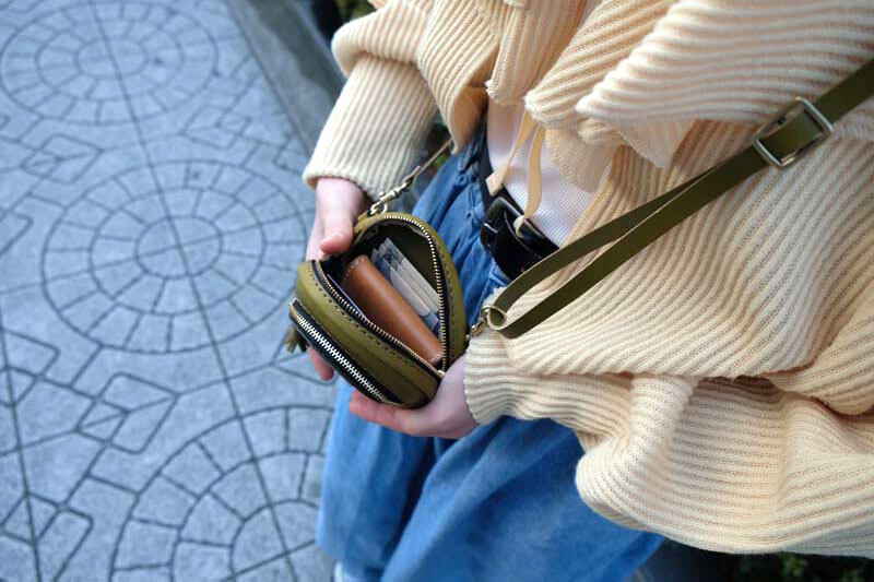 まんまるポシェット(AI-2324)　収納感