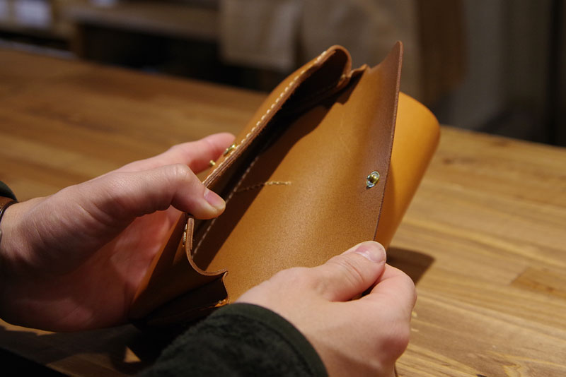 ダブルフラップ長財布(WL-2) オープン2