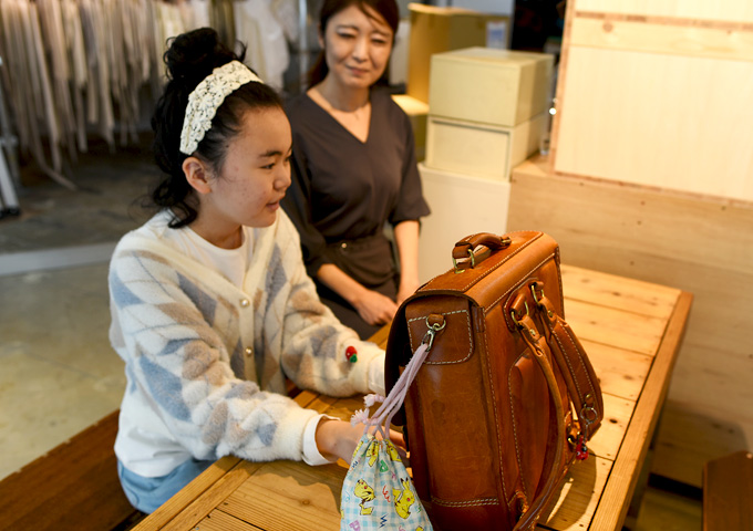 ランドセルご愛用中のお子様にインタビュー