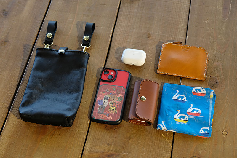 2wayスマホショルダー(CP-12)　収納例