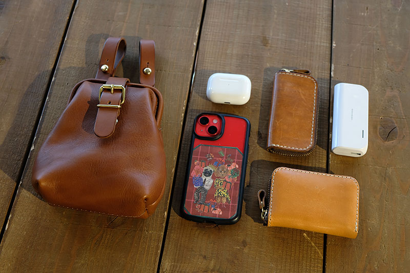 口枠ベルトポーチ(E-40)　収納例