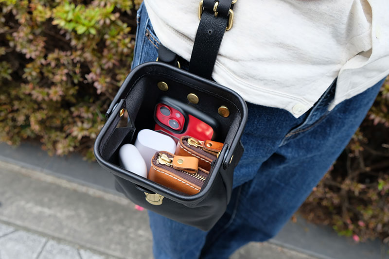 口枠ベルトポーチ(E-40)　開口部