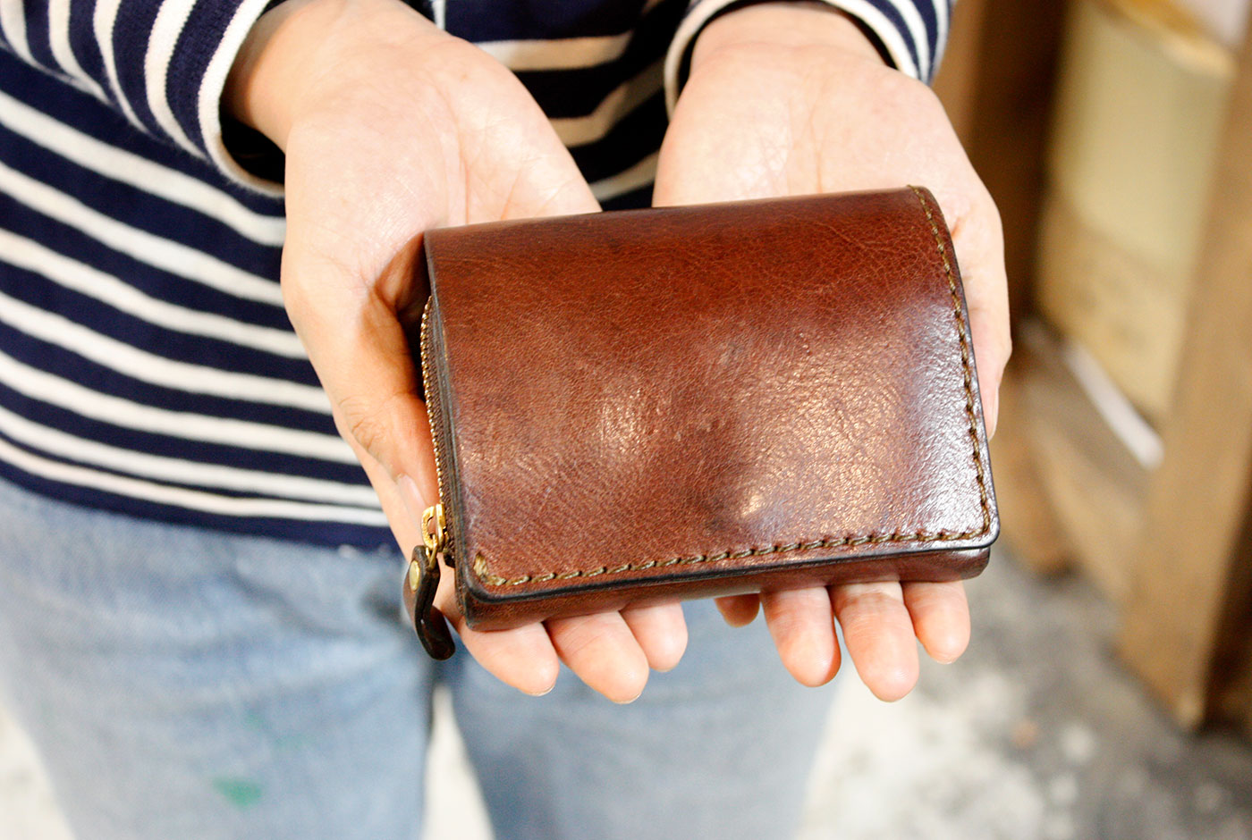 小型の二つ折り財布(WS-64)