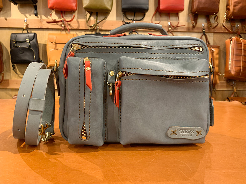 多機能2wayショルダーバッグ(CW-96) アイビーグレイ