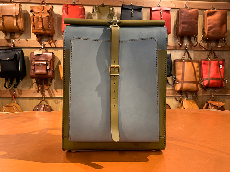 1本ベルトバレルリュック(R-26) アイビーグレイ