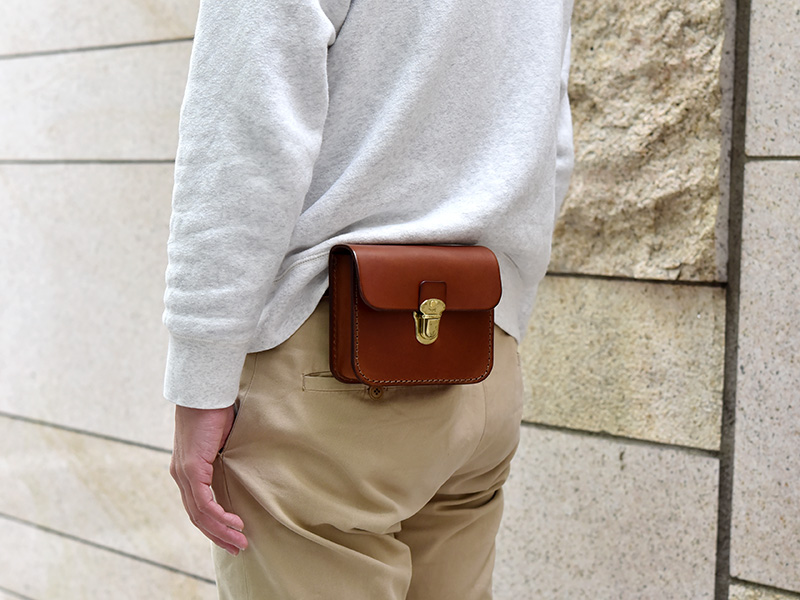 ベルトポーチ・スタンダードタイプ(E-1)　メンズ着用