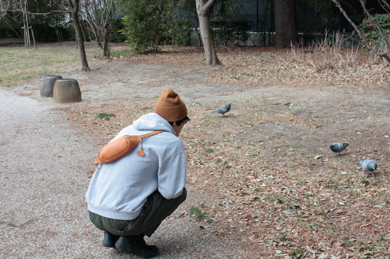 散歩や、旅先でのサブバッグとしても