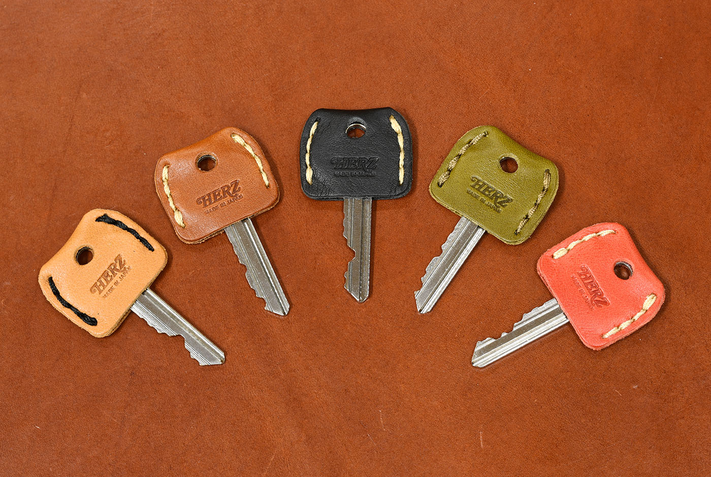 革製キーカバー