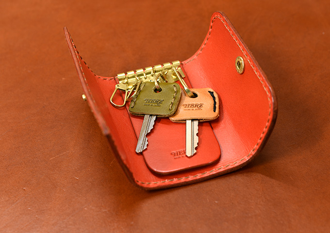 革製キーカバー使用例1