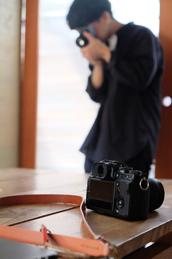 ロケ地での撮影風景