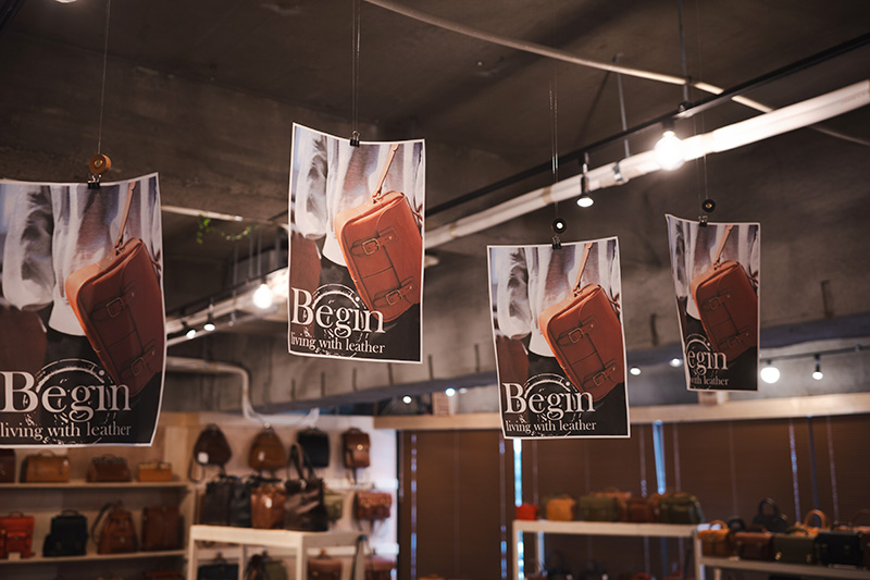 絶賛発売中の‘’Beginシリーズ‘’も店内展開中！