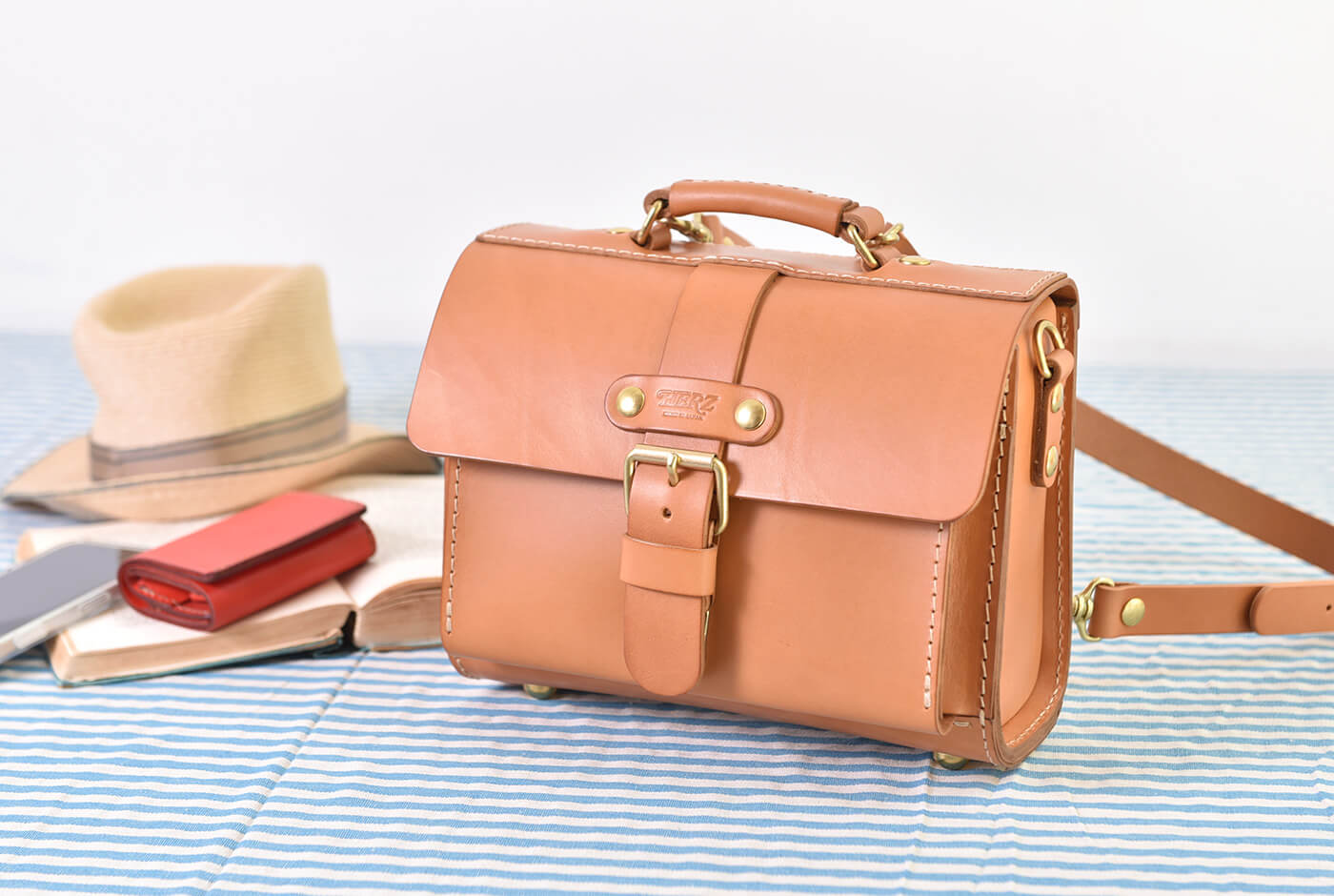 一本ベルト3wayミニサッチェルバッグ(ASB-2538)