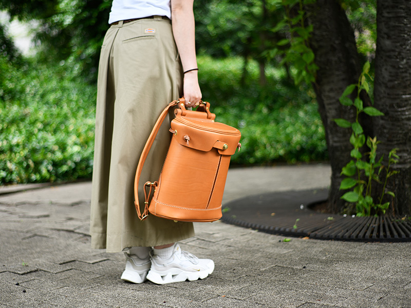 Mino・ミーノ(ASB-2503)キャメル/レディース着用2