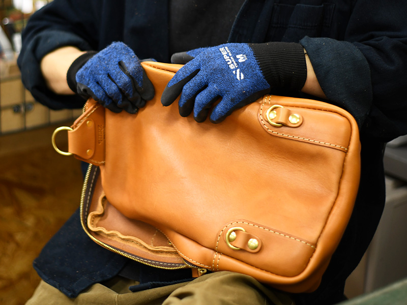 スクエアボディバッグ(ASB-2506)製作風景6