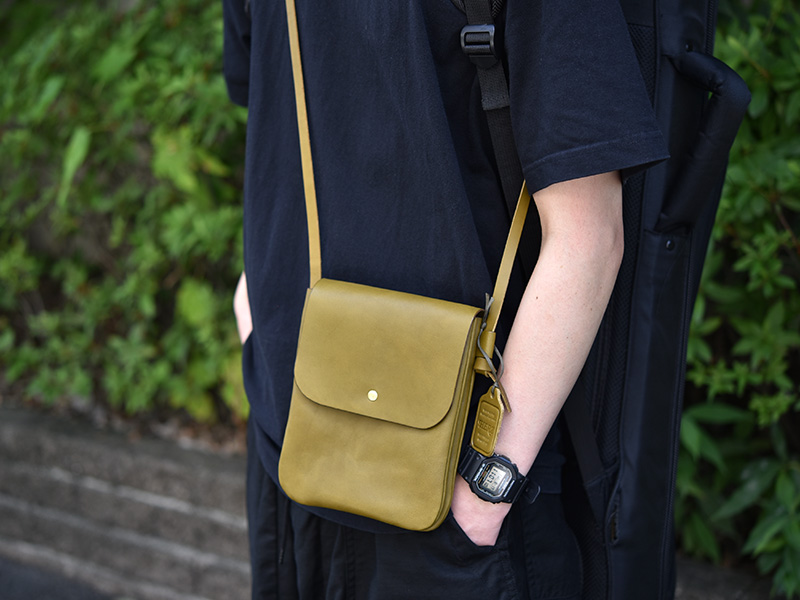 2部屋サコッシュ(CP-9)/T/グリーン/森下着用1