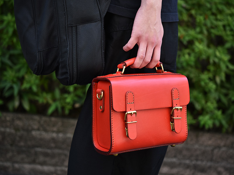 2way樽型ミニバッグ(CW-2)/レッド