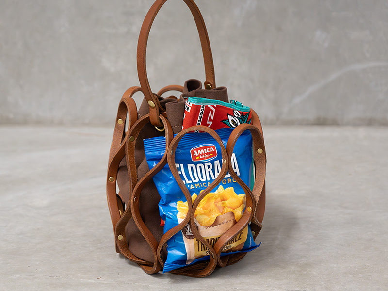 ハニカム巾着バッグ(G-98) メッシュ