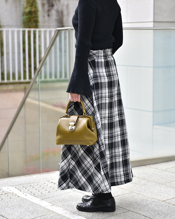 ボナールハンドバッグ(Q-320)　レディースグリーン手持ち