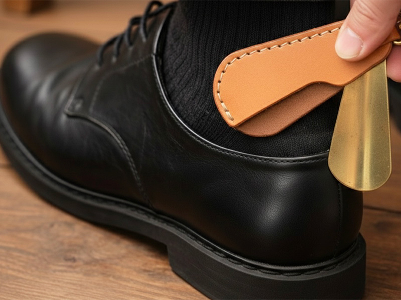 シューホーン(KZ-7)と革靴2