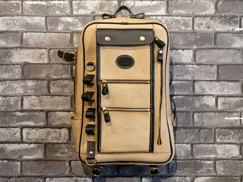 アラスカ×定番革の2wayスクエアリュック(R-66)2