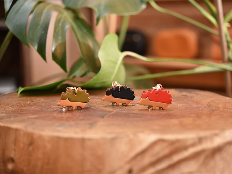 キーホルダー・ハリネズミ(KE-212)