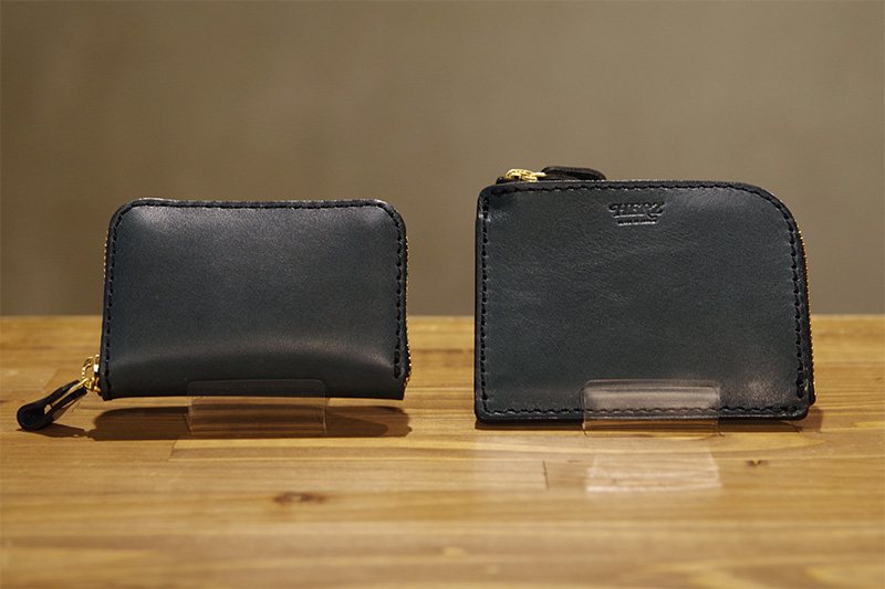 コンパクト財布(KK-59)、L字ファスナーミニ財布(KK-38)※ミッドナイト