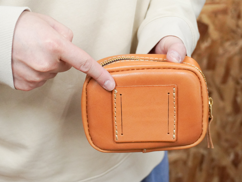 2way縦横ベルトポーチ(E-118) 後面