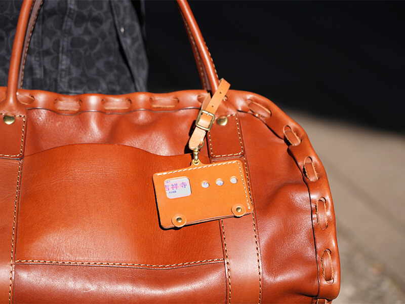 からげのボストンバッグ(A-24)とパスモケース(KC-103) 2