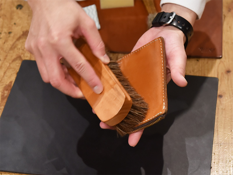 ブラッシングの様子1