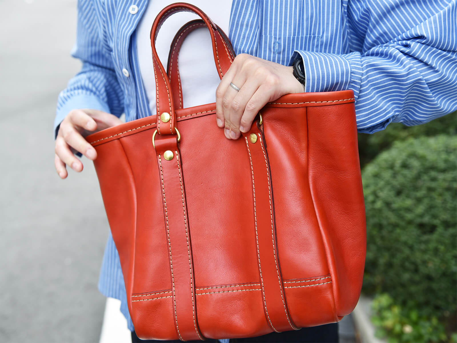 オンラインスタッフ：斎藤愛用「バケツ型トート(T-70)」