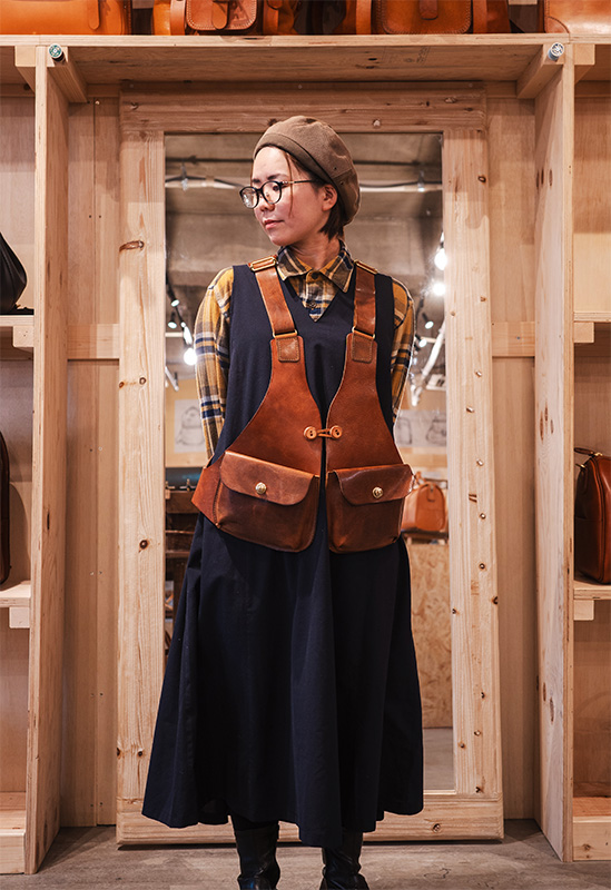 着る鞄・トラーゲンレディース(身長:152cm)着用7