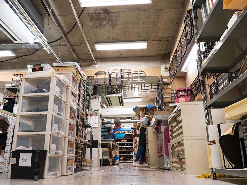 日々を積む No.128　カット足元から